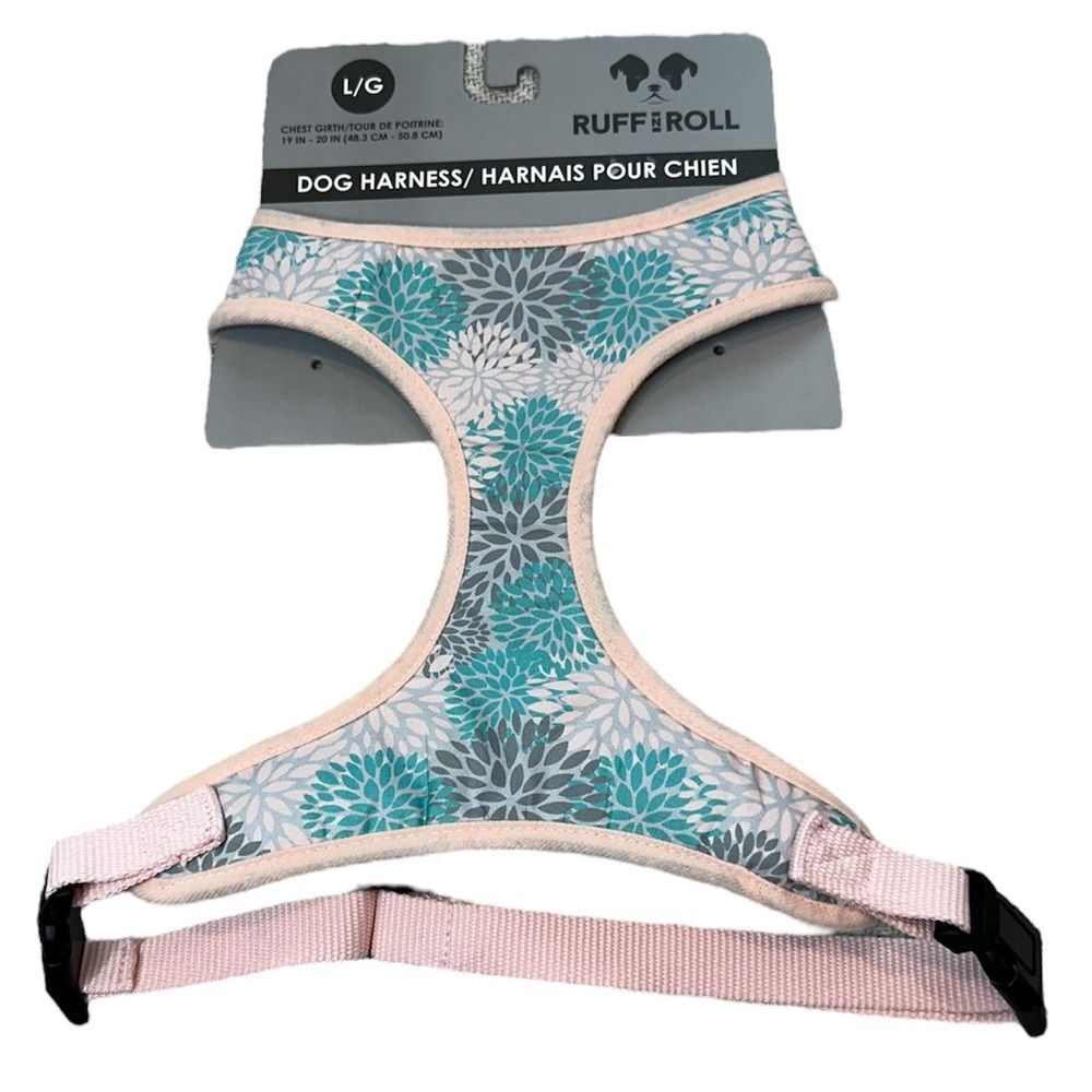 Floral Dog Harness Size Large NWT Botanical Pink Pet Puppy Gift
